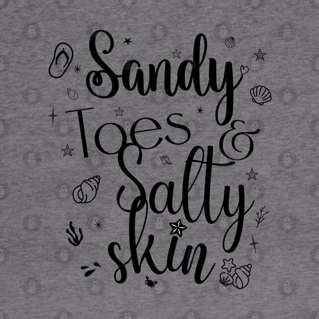 Sandy toes & salty skin; beach; ocean; sea; holiday; summer; beach life; beach vacay; island; tropical; beach lover; beach babe; seaside; vacation; shells; sand; salt; water; water baby; mermaid; starfish; by Be my good time